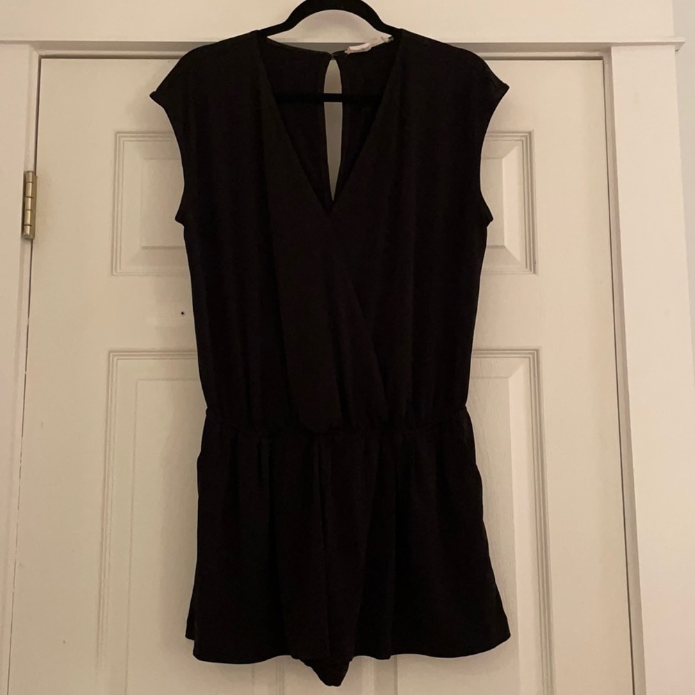 BCBG Black Romper
